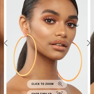 NWT fashion nova hoops